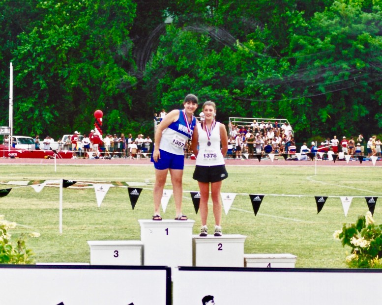 Me and Nikki on podium 2